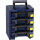 Portable carrying box, type HandyBoxxser 4x4x4 with 4 Boxxser assortment boxes