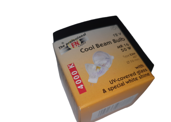F.N. LIGHT THE professional Halogen Lampe Cool Beam Bulb MR16 50W 12V 40° 537540