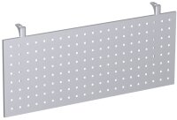 Knieraumblende gelocht, für Tischbreite 1200, Silber