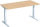 Elektro-Hubtisch höhenverstellbar, 1600x800x650-1250, Buche/Silber