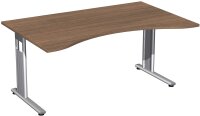 Schreibtisch Ergonomieform feste Höhe,...