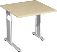 Schreibtisch höhenverstellbar, einseitig...