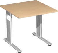 Schreibtisch höhenverstellbar, 800x800x680-820,...