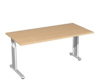 Schreibtisch höhenverstellbar, einseitig...