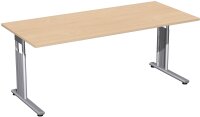 Schreibtisch höhenverstellbar, 1800x800x680-820,...