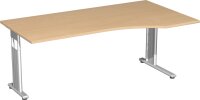 PC-Schreibtisch rechts höhenverstellbar, einseitig...