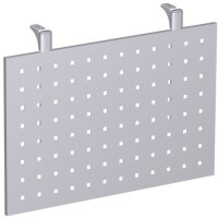 Knieraumblende gelocht, für Tischbreite 800, Silber