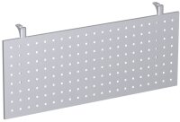 Knieraumblende gelocht, für Tischbreite 1200, Silber
