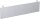 Knieraumblende gelocht, für Tischbreite 1800, Silber