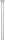 Einzelstützfuß Rundrohr, höhenverstellbar 655-795mm, Durchmesser 50mm, Silber