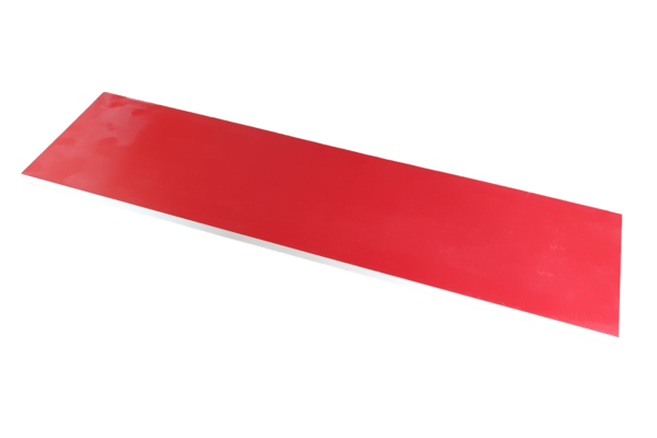 Holzboden 80x20 cm rot 16mm