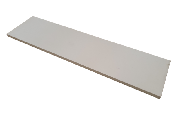 Holzboden 80x25 cm weiss 16mm