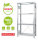Stecksystem-Set Grundregal, verzinkt, 2000x1000x500 mm, 4 Multiplus Boeden Typ 150 kg, mit Kreuzstrebe