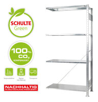 Stecksystem-Set Anbauregal, verzinkt, 2000x1000x600 mm, 4...