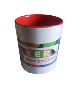 Becher Keramik Tasse mit Logo - 325 ml