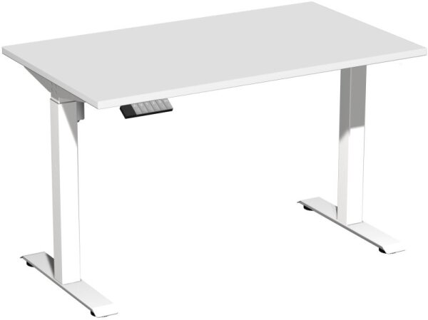 Elektro-Hubtisch höhenverstellbar, 1200x700x740-1175, Lichtgrau/Weiß