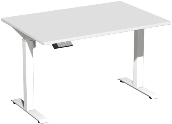 Elektro-Hubtisch höhenverstellbar, 1200x800x740-1175, Lichtgrau/Weiß