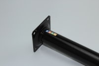 Steel leg round with M10 thread H500 mm black