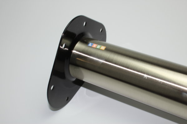 Steel leg round DM  60mm H200 mm stainless steel