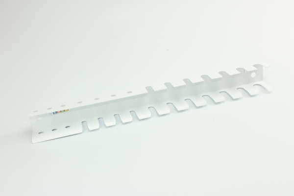 Werkzeughalter-Leiste doppelt L360 mm weiß