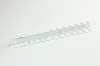 Tool holder strip double L360 mm white