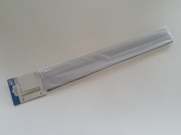 PVC Cover Strip L500 mm Transparent