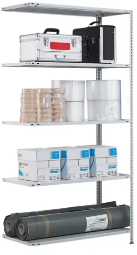 AB, Bolted-Rack MULTIplus85, 2.000 x 1.000 x 300, Galvanized, 5 Shelves