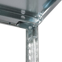 Grundregal Schraubsystem verzinkt, 2500x1000x400 mm, 6...