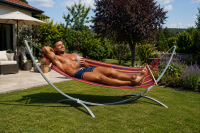 HAMMOCK SILBER/ROT