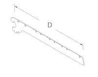 Shelf brackets T20 grey