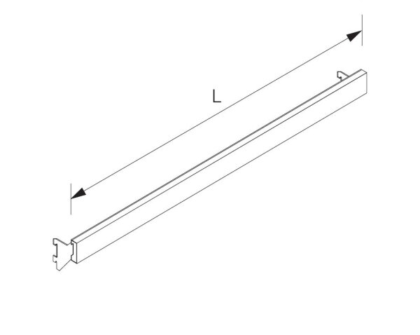 Abweiser L66,5 schwarz