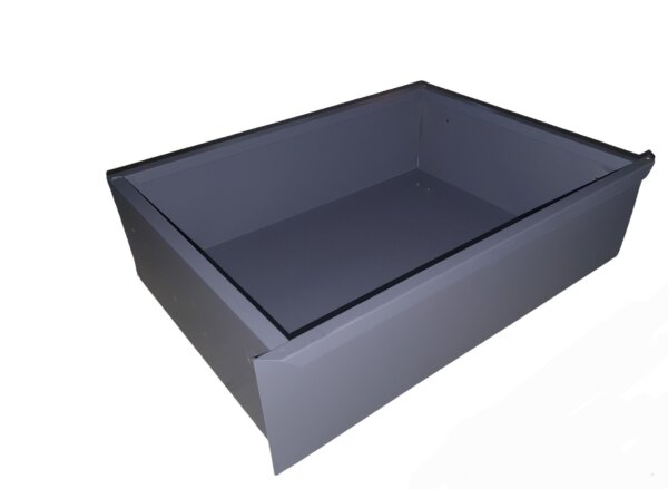 Fußteilschublade L66,5 T47 H18 cm schiefergrau (RAL 7015)