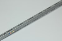 Wall upright single sloted R50 L1000 mm white aluminium