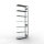 AB, Plug-in-Rack MULTIplus150, 3.000 x 1.000 x 400, 7 Shelves, Cross Brace, Galvanized