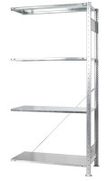 Stecksystem-Set Anbauregal, verzinkt, 2000x1000x600 mm, 4...