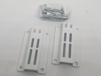 Wall Plate double slotted L85 B50 mm nur f. Traeger bis T370 white