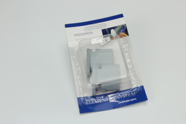 End cap for Clothes Rail 35x20 mm grey