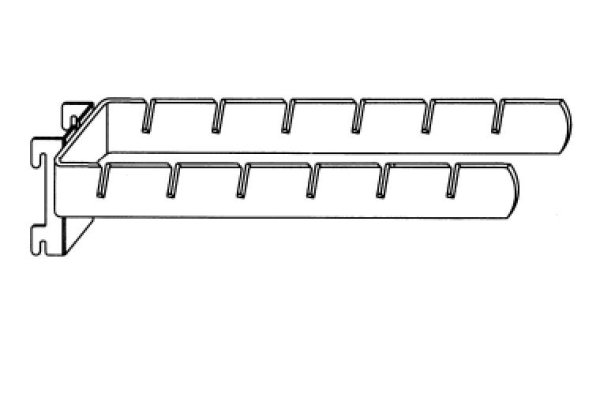 Trowel holder, straight T30 B6 verzinkt