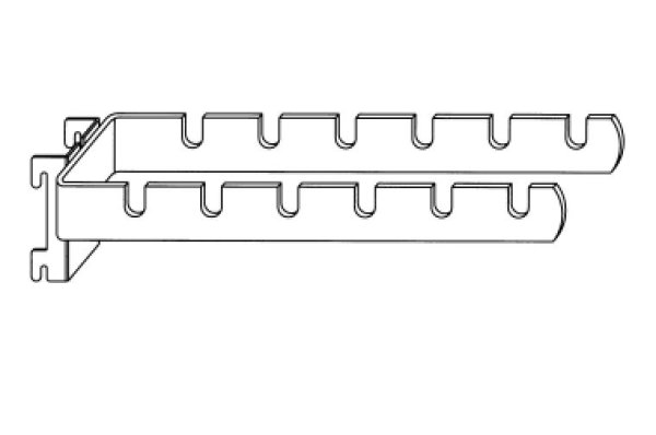 Gerätehalter T30 B6 grau