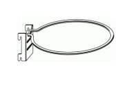 Stielhalter rund í23 zinkmetallic