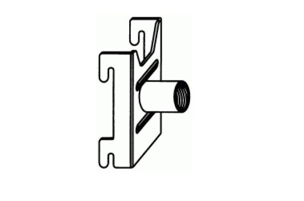 Fitting holder (internal thread) Innengewinde 1/2´ verzinkt