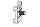 Fitting holder (external thread) Aussengewinde 1/2´ verzinkt