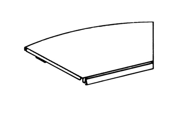 Steel shelf IC round 45 T20 jurawhite