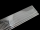 Compartment trims Perspex for shelf L66,5 H7,5 Kunststoff, klar