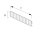 Divider grid T47 H17 verchromt