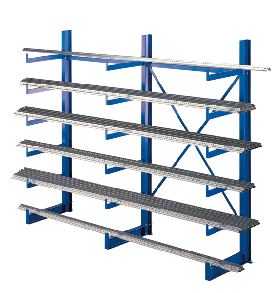 Kragarmregalzeile K1000 einseitig