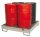 Drum Pallet 360 x 1.200 x 800 mm, Galvanized, for 2 Drums