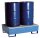 Drum Pallet 260 x 1.300 x 1.300 mm, RAL 5010/Galvanized, for 2 Drums