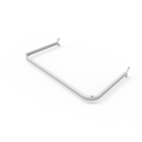 Konfektionsrahmen L66,5 T35 verchromt