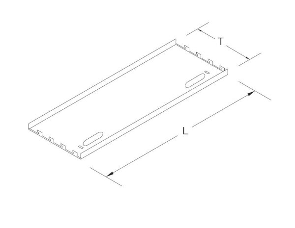 Divider for book shelf T 14 jurawhite